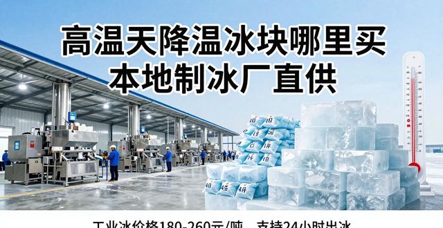 高温天降温冰块哪里买 本地制冰厂直供